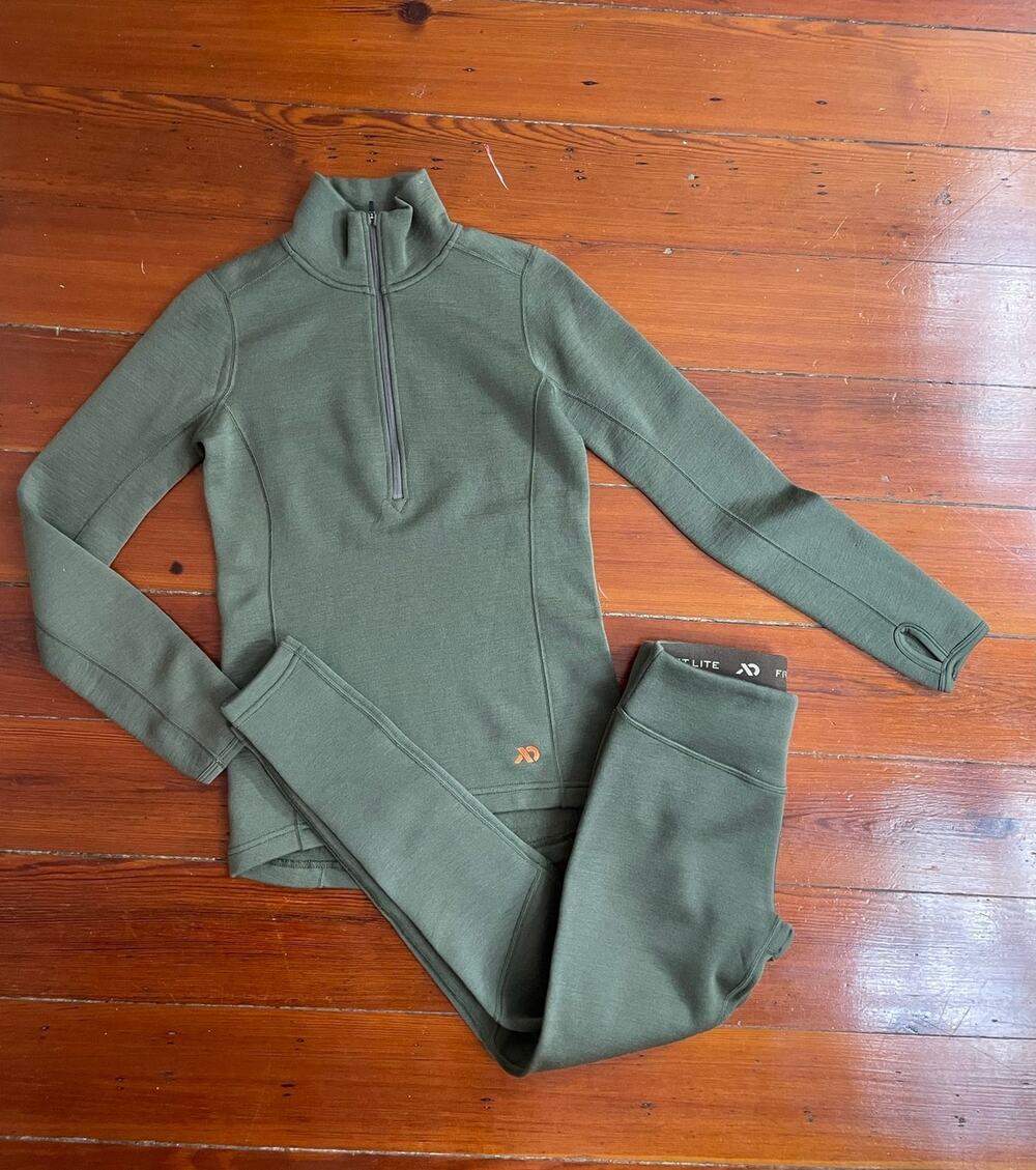 First Lite Merino X Furnace EXP350 Women's Small Base Layer Set Conifer